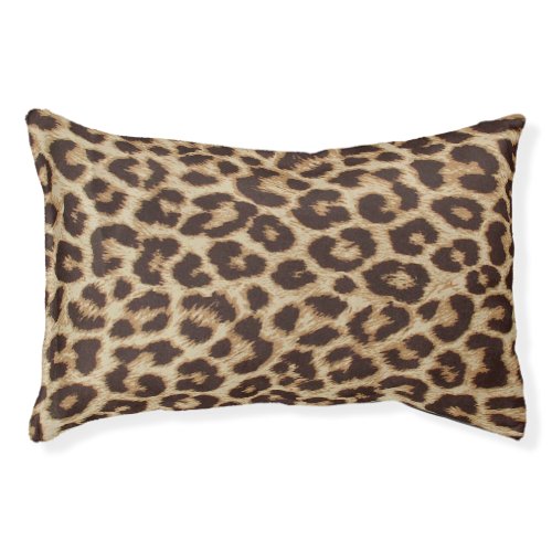 Leopard Print Indoor Pet Bed