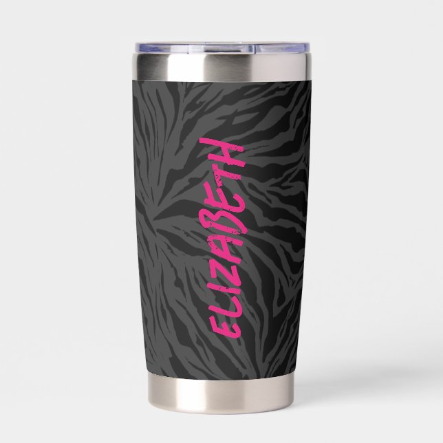 Leopard Print Insulated Tumbler (Front)