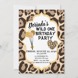Leopard Print Invitation