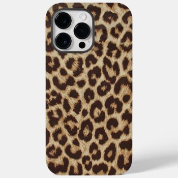 Leopard Print Iphone 14 Pro Max Case by ReligiousStore at Zazzle