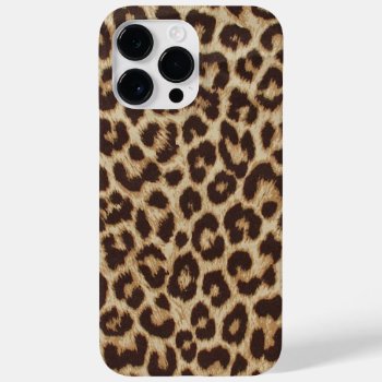 Leopard Print Iphone 14 Pro Max Case by bestgiftideas at Zazzle