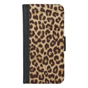 Leopard Print Iphone 8/7 Wallet Case by ReligiousStore at Zazzle