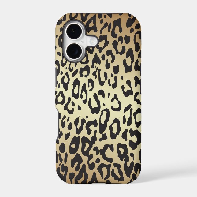 Leopard Print Iphone Case (Back)