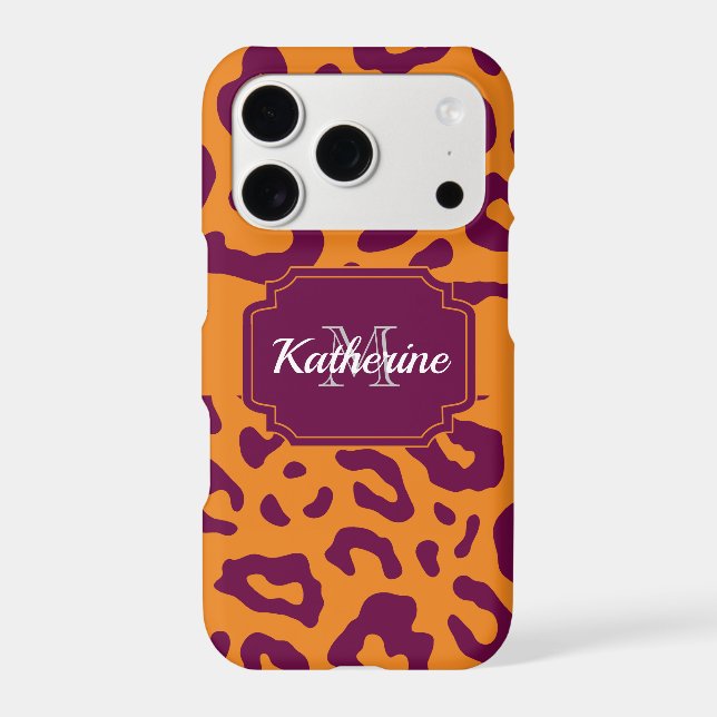 Leopard Print Iphone Case (Back)