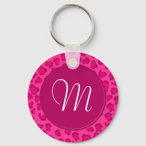 Leopard Print Keychain