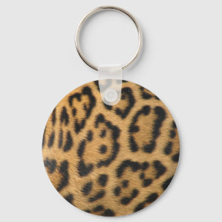 Leopard Print Keychain