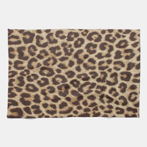 Leopard Print Kitchen Towel | Zazzle