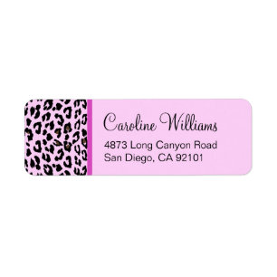 Leopard Print Label