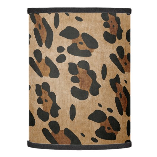 LEOPARD PRINT LAMP SHADE (Left)
