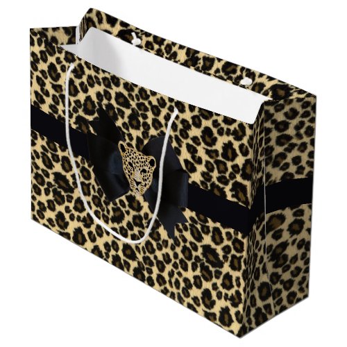 Leopard Print Large Gift Bag