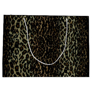 Leopard Print Large Gift Bag