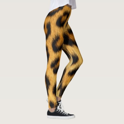 Leopard print leggings