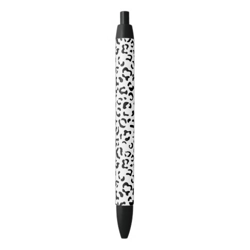 Leopard Print Leopard Spots Black And White Black Ink Pen