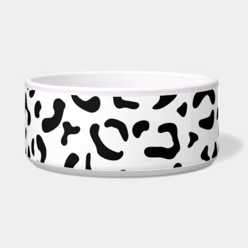 Leopard Print Leopard Spots Black And White Bowl