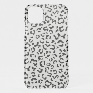 Leopard Print, Leopard Spots, Black And White iPhone 11 Case