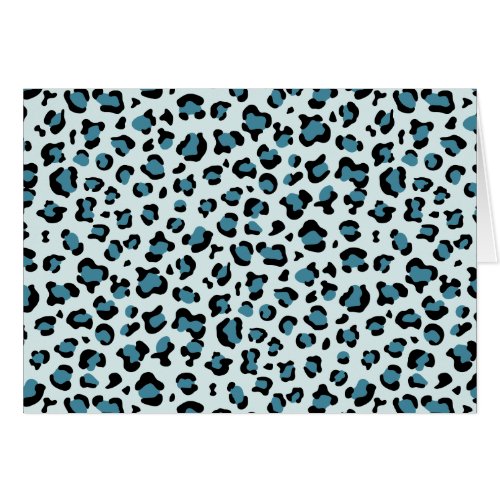 Leopard Print Leopard Spots Blue Leopard