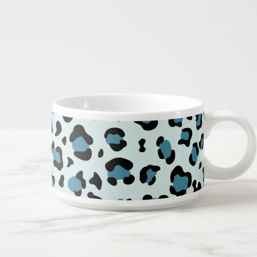 Leopard Print Leopard Spots Blue Leopard Bowl