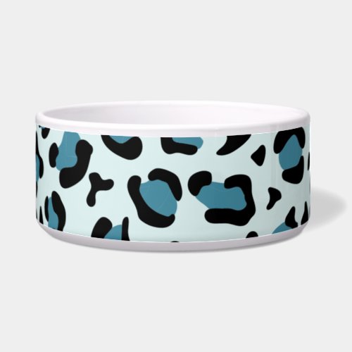 Leopard Print Leopard Spots Blue Leopard Bowl