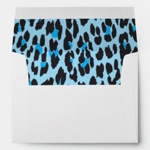 Leopard Print, Leopard Spots, Blue Leopard Envelope