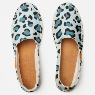Leopard Print, Leopard Spots, Blue Leopard Espadrilles