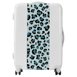 Leopard Print, Leopard Spots, Blue Leopard Luggage