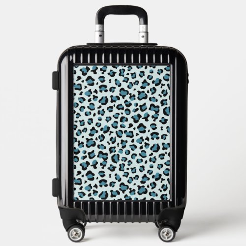 Leopard Print Leopard Spots Blue Leopard Luggage