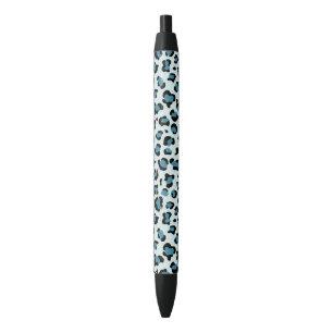 Leopard Print, Leopard Spots, Blue Leopard Pen