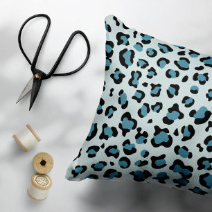 Leopard Print, Leopard Spots, Blue Leopard Pet Bed