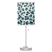 Leopard Print, Leopard Spots, Blue Leopard Table Lamp (Left)