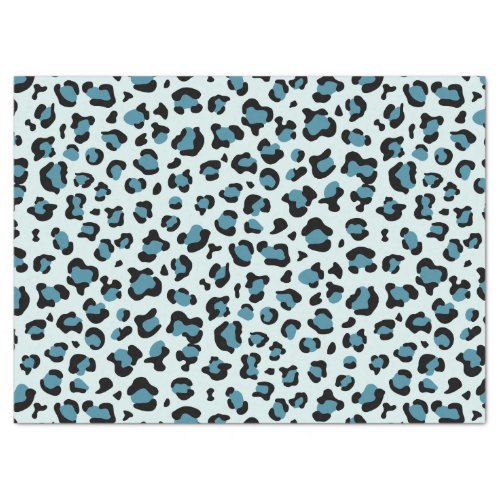 Leopard Print Leopard Spots Blue Leopard Tissue Paper