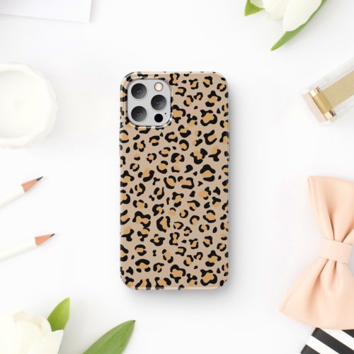 Leopard Print Leopard Spots Brown Leopard iPhone 11 Case