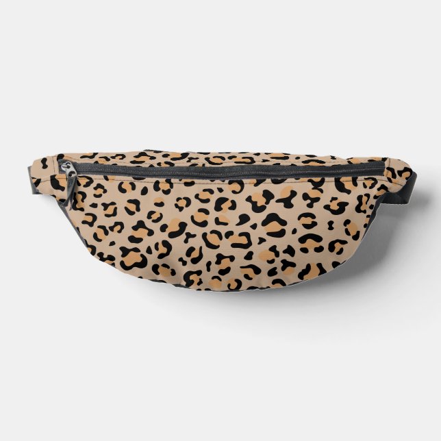 Leopard Print, Leopard Spots, Brown Leopard Fanny Pack (Lay Down)
