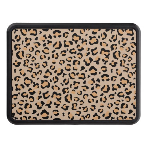 Leopard Print Leopard Spots Brown Leopard Hitch Cover