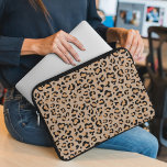 Leopard Print, Leopard Spots, Brown Leopard Laptop Sleeve<br><div class="desc">Elegant,  stylish and sophisticated leopard pattern in brown color. Modern and trendy gift,  perfect for the animal print lover in your life.</div>
