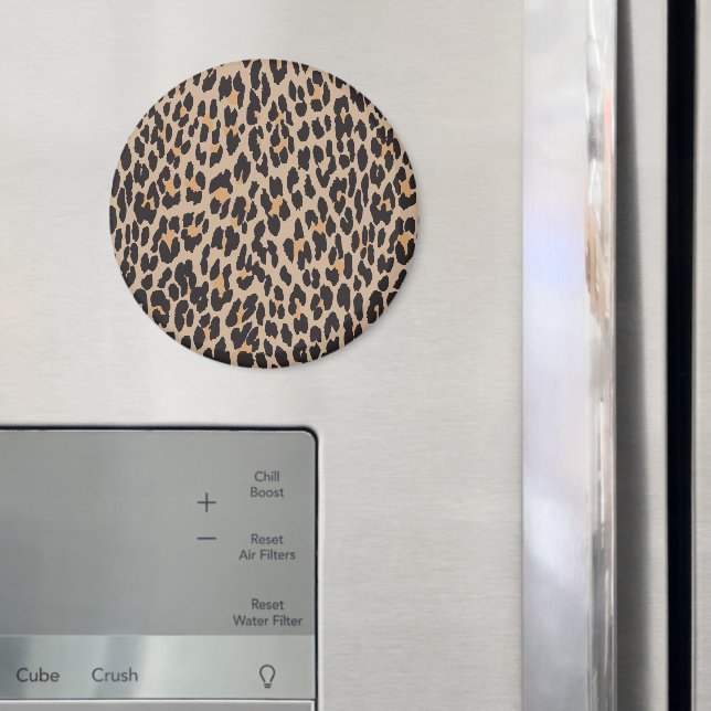 Leopard Print, Leopard Spots, Brown Leopard Magnet (In Situ (Fridge))