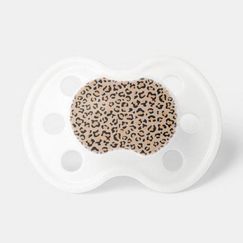 Leopard Print Leopard Spots Brown Leopard Pacifier