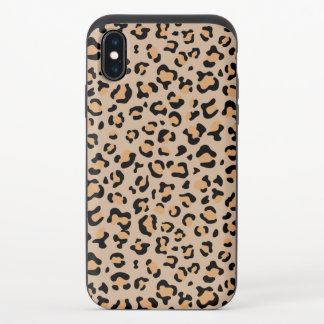 Leopard Print, Leopard Spots, Brown Leopard iPhone X Slider Case