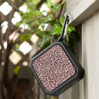 Leopard Print, Leopard Spots, Pink Leopard Bluetooth Speaker