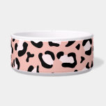 Leopard Print, Leopard Spots, Pink Leopard Bowl<br><div class="desc">Elegant,  stylish and sophisticated leopard pattern in pink color. Modern and trendy gift,  perfect for the animal print lover in your life.</div>