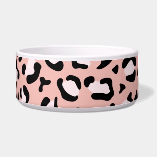 Leopard Print Leopard Spots Pink Leopard Bowl