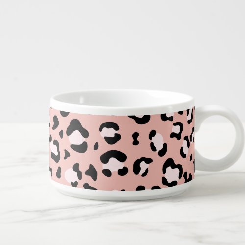 Leopard Print Leopard Spots Pink Leopard Bowl