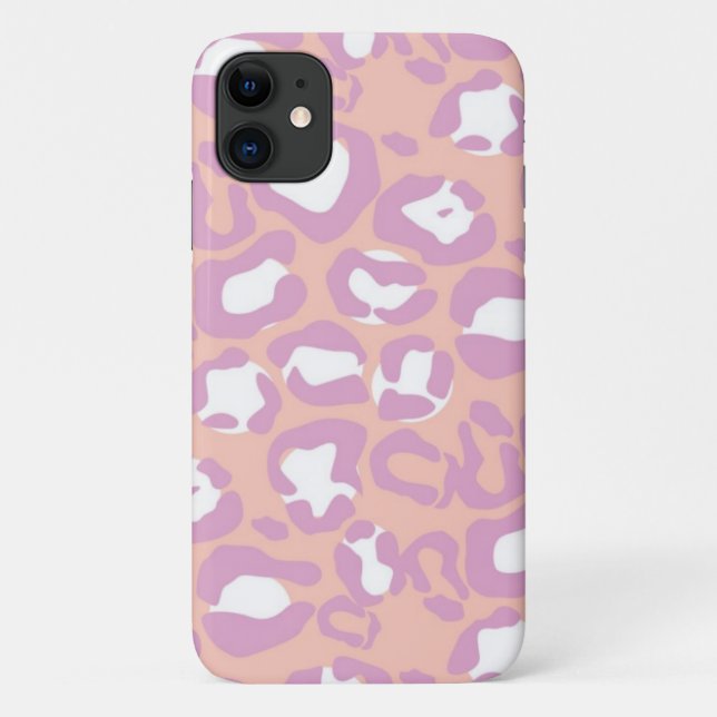 Leopard Print, Leopard Spots, Pink Leopard Case-Mate iPhone Case (Back)