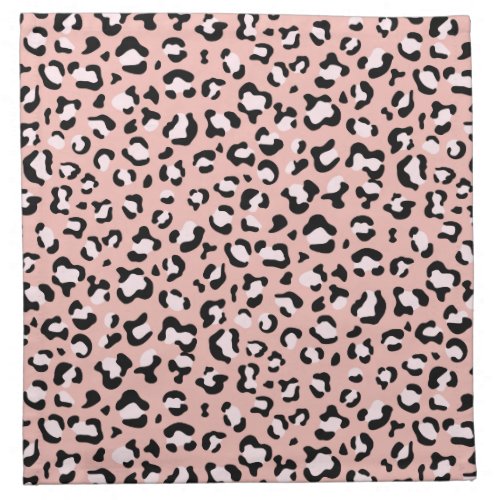 Leopard Print Leopard Spots Pink Leopard Cloth Napkin