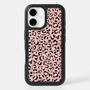 Leopard Print, Leopard Spots, Pink Leopard iPhone 16 Case