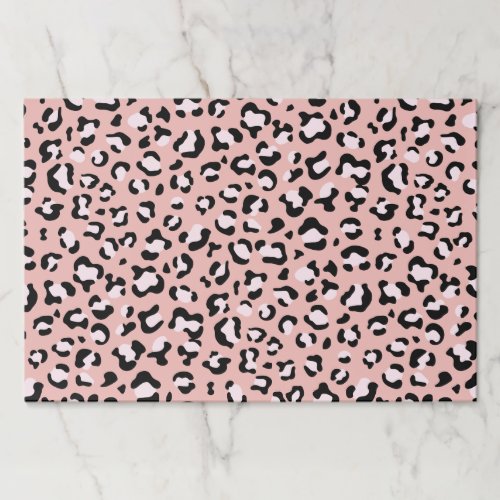 Leopard Print Leopard Spots Pink Leopard Paper Pad