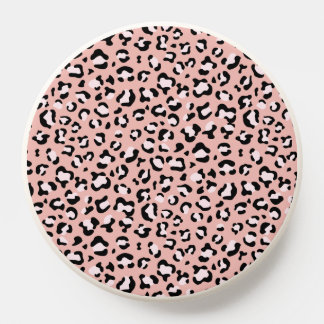 Leopard Print, Leopard Spots, Pink Leopard PopSocket