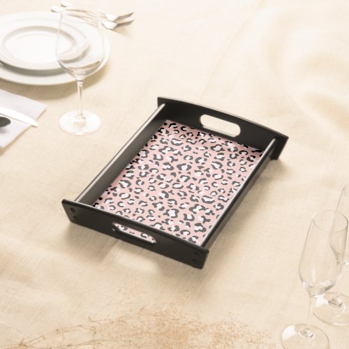 Leopard Print Leopard Spots Pink Leopard Serving Tray