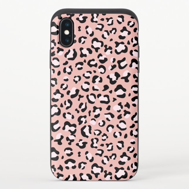 Leopard Print, Leopard Spots, Pink Leopard Uncommon iPhone Case (Back)