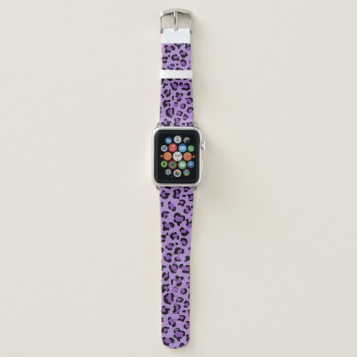 Leopard Print Leopard Spots Purple Leopard Apple Watch Band