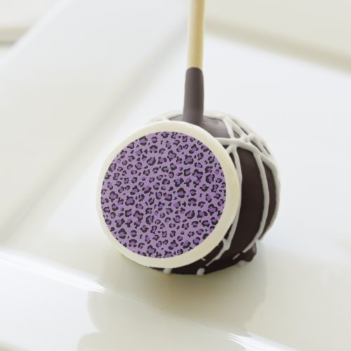 Leopard Print Leopard Spots Purple Leopard Cake Pops